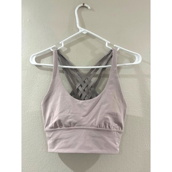 Lululemon Free To Be Moved Bra Red Dust SIZE 8 athletic yoga gym strappy back - Picture 2 of 5